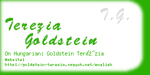 terezia goldstein business card